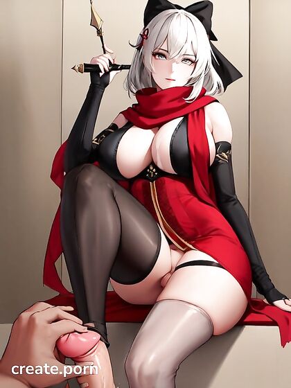 Okita Souji from Fate/Grand Order Gets Foot Worship and Toe-Curling Ecstasy