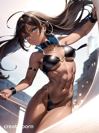 Nessa Rurina from Pokémon Gets Horny in Sexy Hentai Images