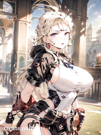 La Signora from Genshin Impact Enjoying Warm Anime SFW Pleasure Ai Hentai Images