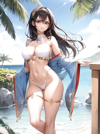 Sunny's Full Body Seduction in Sultry South Asian Hentai Images