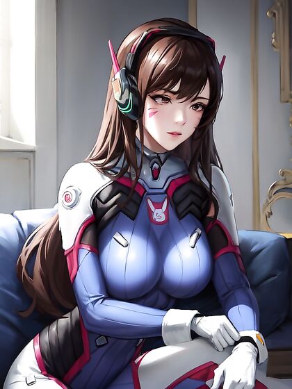 Blow Job Picture Unfolds on the Couch in steaming Hentai Images