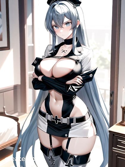 Skinny Girl 18+'s Breasts Expand in Warm Anime Hentai Image