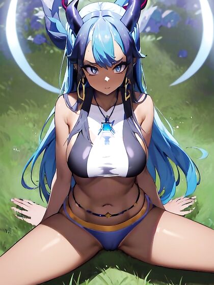 Devilish Seduction – Splits and Thigh-High Socks in steamy Hentai Images