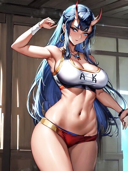 Nessa Rurina Wears Oversized T-Shirt for Steamy Pokemon Devil Hentai Picture