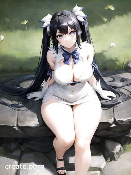 Huge Bubble Butt and Massive Boobs in Seductive Hentai Picture