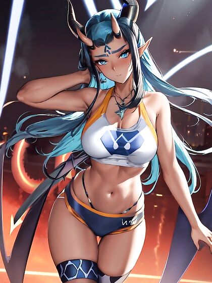 Nessa Rurina from Pokémon Wears Thigh-High Socks for Ultra-Detailed Hentai Pleasure