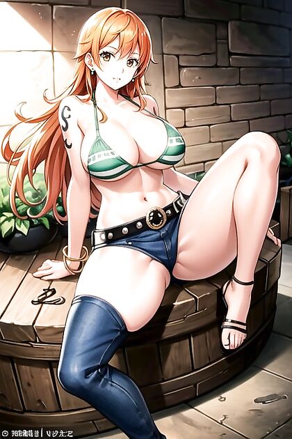 Freckled Beauty Enjoying  Bed Picture in Ultra-Detailed Hentai AIPorn
