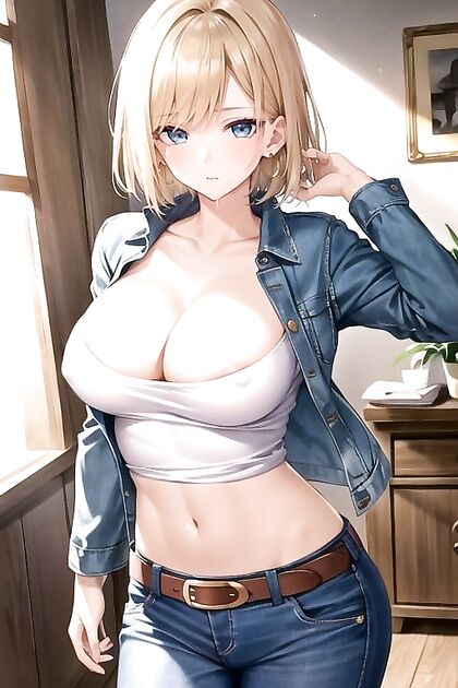 Artoria Pendragon's sequin dress highlights her massive ass in hentai-sama
