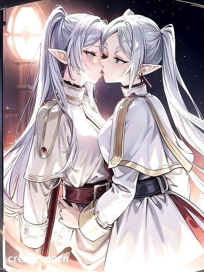 Collared Woman Pulled by Necklace, Girl 18+s Kissing in Thick Line Hentai Delight