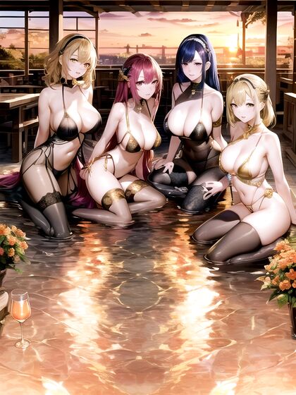 Sunset Harem Adventure – Ecstatic Hentai Pleasure Fest