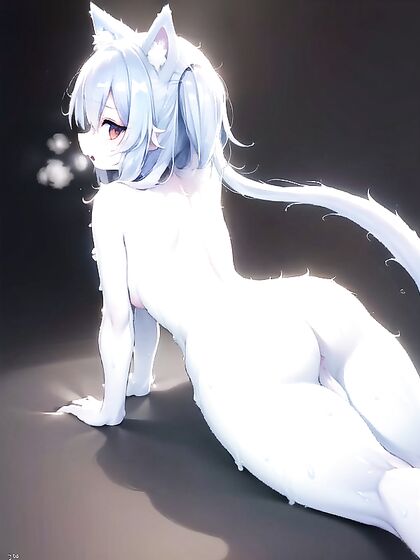 Skinny Furry Girl 18+ in Full Body Hentai Picture