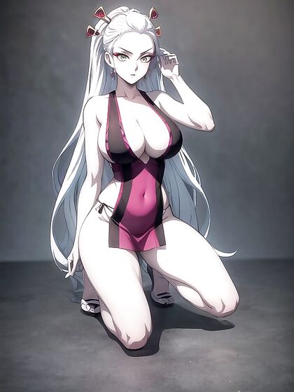 Teen 18+ Thighs Exposed in Minimalist Background Hentai Pleasure