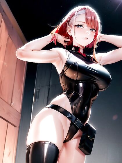 Lucy from Cyberpunk Gets Spicy Picture in Ginger hentai AI Porn