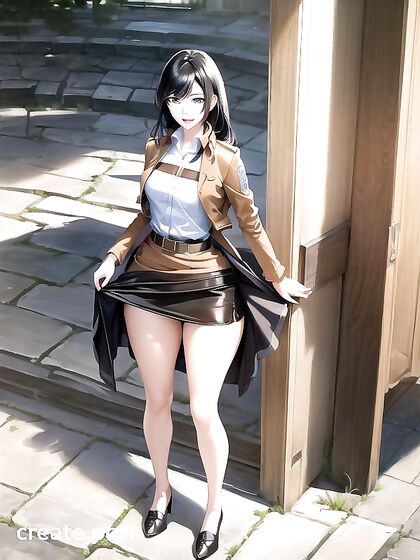 Cute Front View Hentai with an ExtremelyLarge Ass