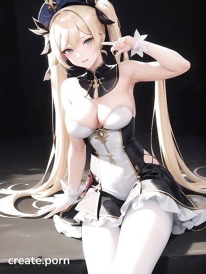 Barbara from Genshin Impact Enjoying  Hentai Sex Images