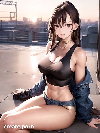 Muscular Guy in Tank Top and Jean Shorts Takes Hentai Pleasure to New Heights