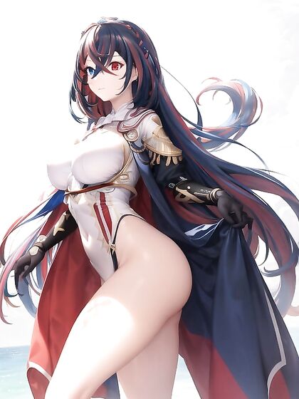 Alear from Fire Emblem Teased with Seductive Feet in Hentai Fantasy
