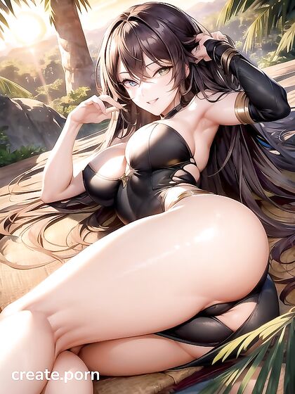 Sunset in the Jungle – Luscious Lay Down for Steamy Hentai Pleasure