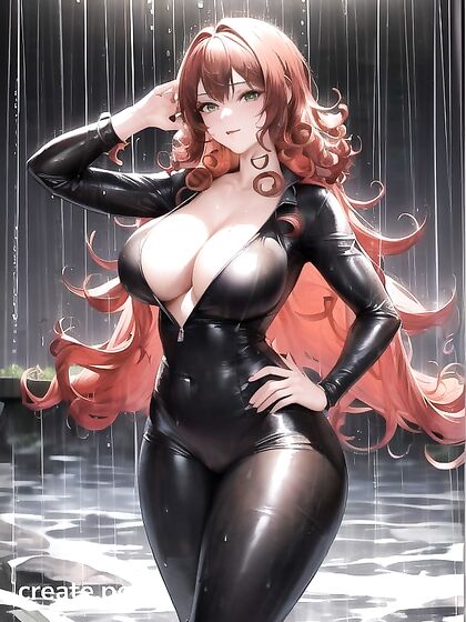 Standing Alone in the Snow for Hot Hentai Pleasure