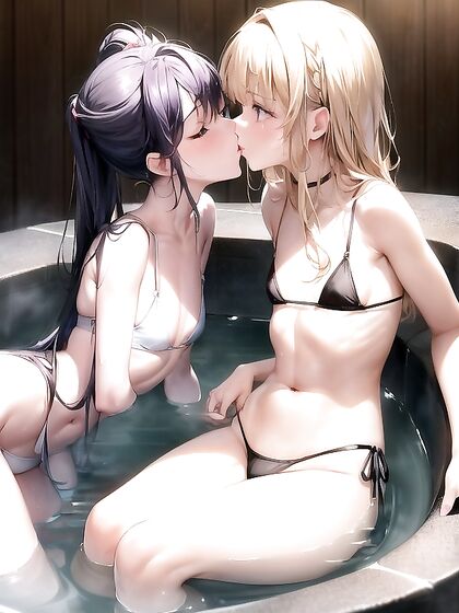 Two Teen 18+s Enjoy Steamy Fun in the Hot Tub Hentai Adventure