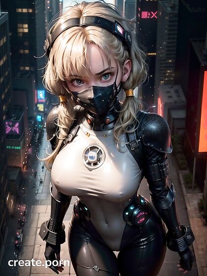 Sci-Fi Robot Armor Standing Hentai for  AI Picture