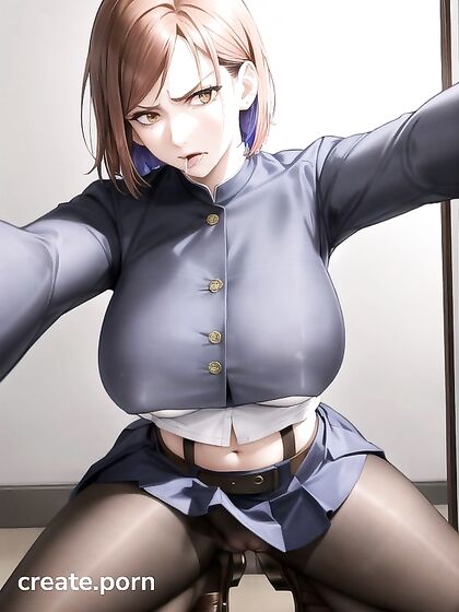 Nobara Kugisaki from Jujutsu Kaisen Gets Wild in Angry Hentai Images