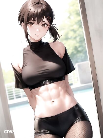 Kobeni Higashiyama Wears Fishnets at 18 for Steamy Chainsaw Man Hentai Images
