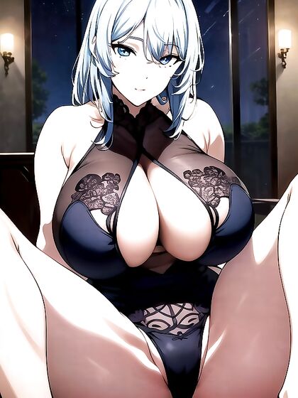 Two Busty Beauties Spreading Wide for  hentai Pleasure