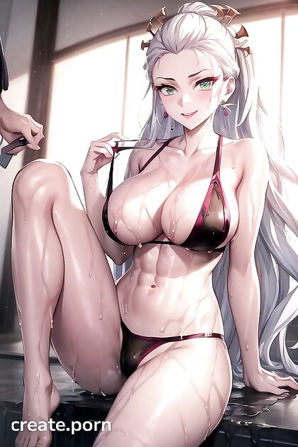 Fit Girl 18+ with Natural Breasts Explodes inMind-Bending Hentai Orgasms