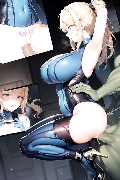Samus from Metroid Shows Off Her Massive Ass in Sideways Hentai Picture