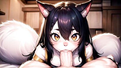 Massive Breasts and Busty Blowjobs in BDSM Hentai Picture