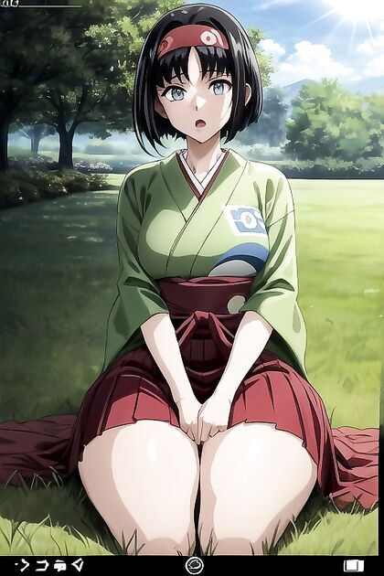 Arms Spread Wide in Ecstatic Hentai Pleasure Images