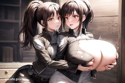Sasha Braus from Attack on Titan Stares Seductively for Steamy Hentai Fun