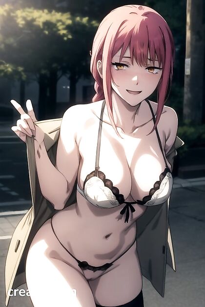 Mischievous Smile and Blush – Bra-Wearing Exhibitions in naughty Hentai Images