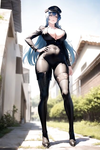 Fit Chick with Massive Ass and Perfect Cleavage in-steams-Hentai Picture