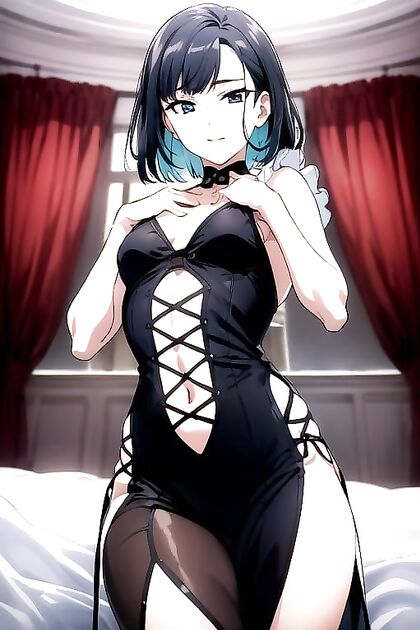Skinny Bottom Gazes at You in  Hentai Picture