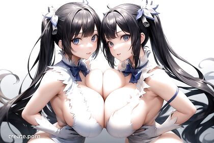 Massive Breasts and Busty Ass Stare Down in Steamy Hentai Picture