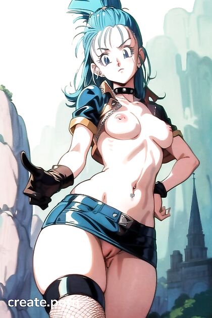 Bulma from Dragon Ball Z Gets Her Navel Pierced in Busty Hentai Fun