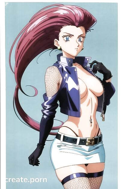 Choked and Pierced – Busty Babe with No Panties in hentai Picture