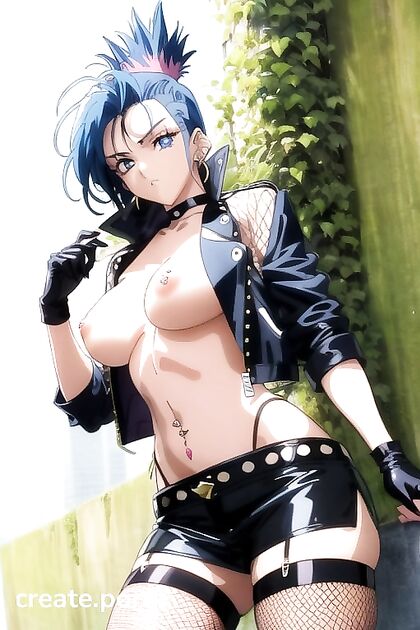 May from Pokémon Wears a Choker and Opens Her Jacket for Steamy Hentai Picture