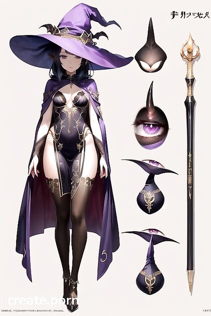 Succubus with Small Breasts Teases in Front View for Seductive Hentai Pleasure