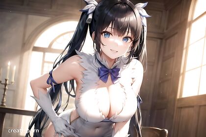 Massive-Ass Babe in Traditional Korean Dress with Huge Breasts for Steamy Hentai Picture
