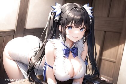 Korean Bride in Wedding Dress Shows Off Her Massive Ass in Horny Hentai Image