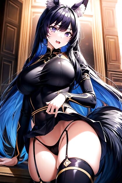 Delta from Eminence in Shadow Enjoying Soft Pastel Dreams in Erotic Hentai Images