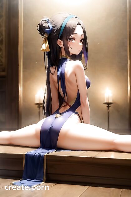 Jasmine from Aladdin Enjoying Gentle Pastel-Colored Hentai Pleasure