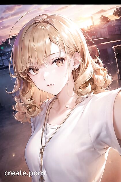 Busty Teen 18+ Takes Sexy Selfies in Busty Shot Hentai Picture