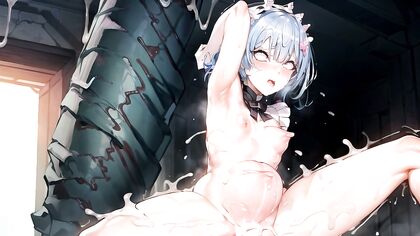 Inflated Stomach Creampie Cumshots in hentai AIPorn