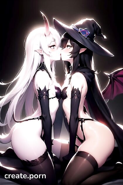 Small Breasted Devil Tempts You Through the Night in Steaming Hentai Picture