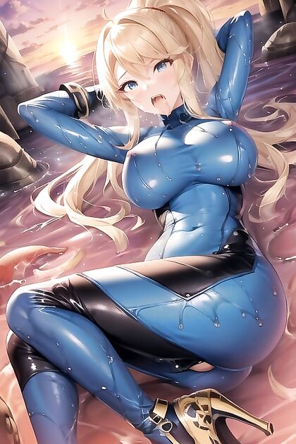 Luscious Solo Pool Session Turned Steamy Hentai Fantasy