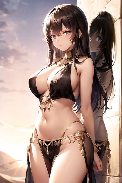 Large Breasts and Juicy Ass in Desert Temptation Hentai Adventures